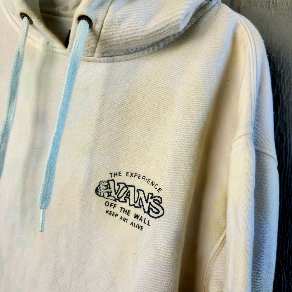 VANS The Experience Off The Wall‎ Keep Art Alive Tie Dye Hooded Sweatshirt XL - Picture 4 of 14